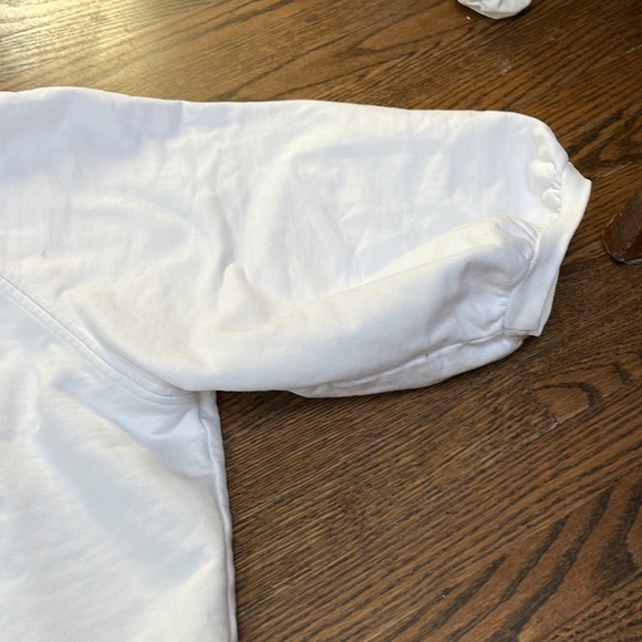 7 For All Mankind White Crew Neck Logo - Picture 4 of 5